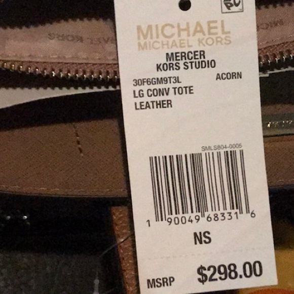 ➡️SOLD⬅️MICHAEL KORS Mercer Large Pebbled tote - Picture 5 of 8